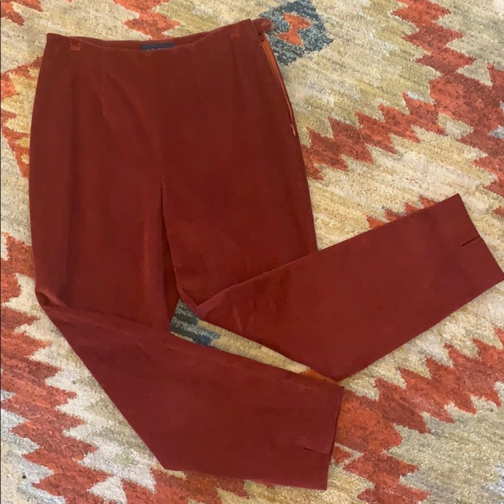 Piazza Sempione autumn red corduroy